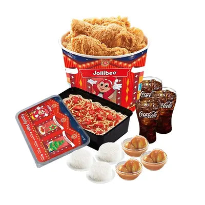Family Meal Super Meal C: 6 - pc. Chickenjoy Bucket w/ Jolly Spaghetti Family Pan