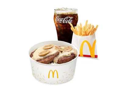 2-pc. Mushroom Pepper Steak w/ Fries Small Meal
