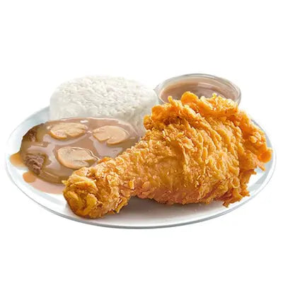 1 - pc. Chickenjoy w/ Burger Steak Solo