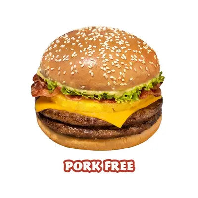 Double Amazing Aloha Champ Jr. Burger w/o Bacon